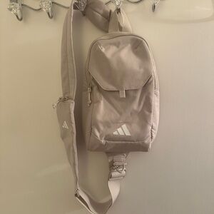 adidas Men’s Sling Bag in Light Taupe